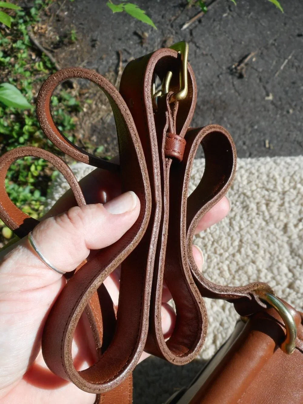 Vintage Coach Murphy  Bag 9930, in British Tan - Picture 7 of 12